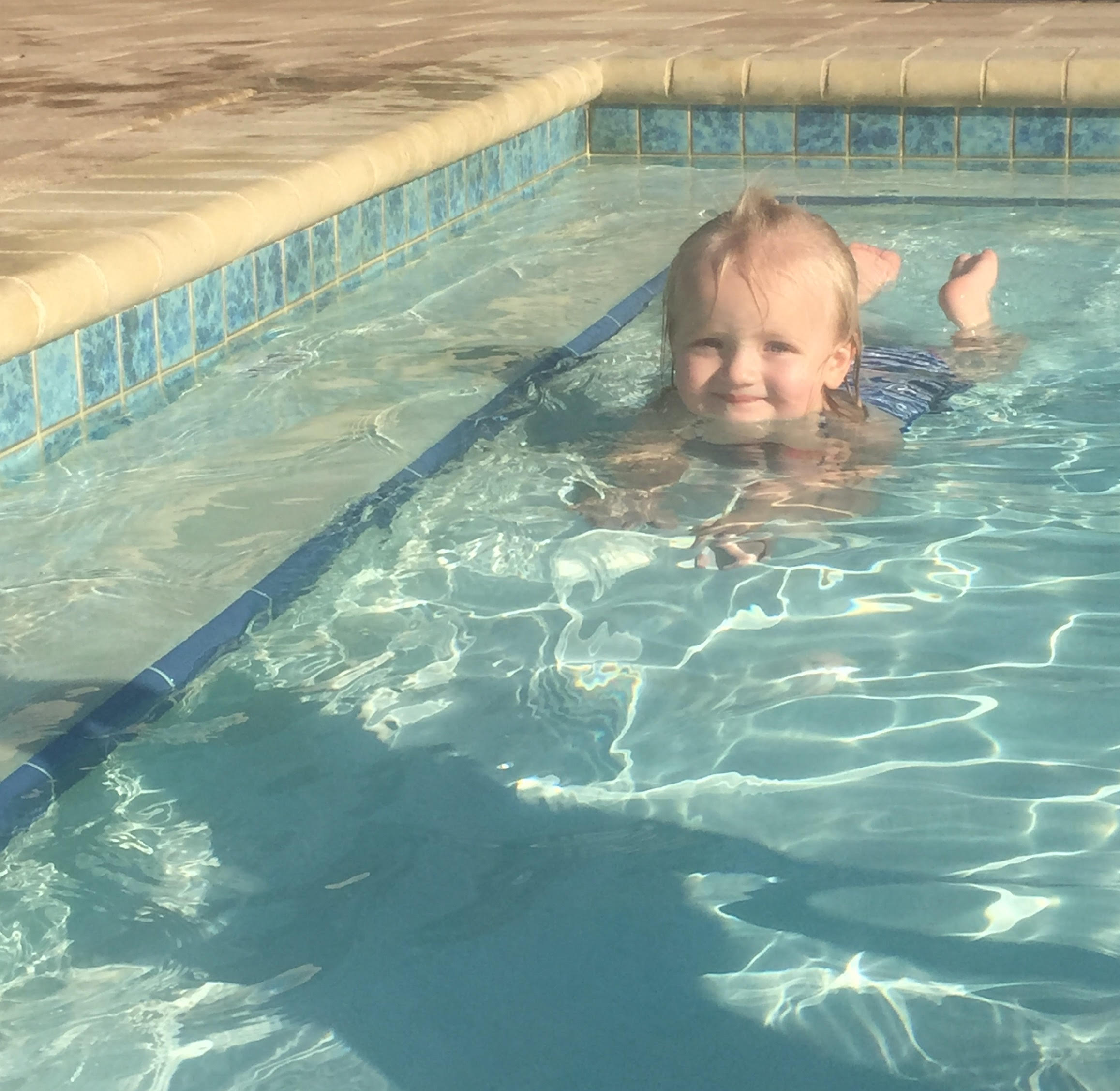 Emmy uses survival skills learned in controversial infant swim classes